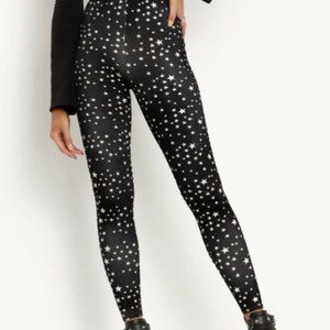 CARTOON NEBULA BLACK HW LEGGINGS - LIMITED